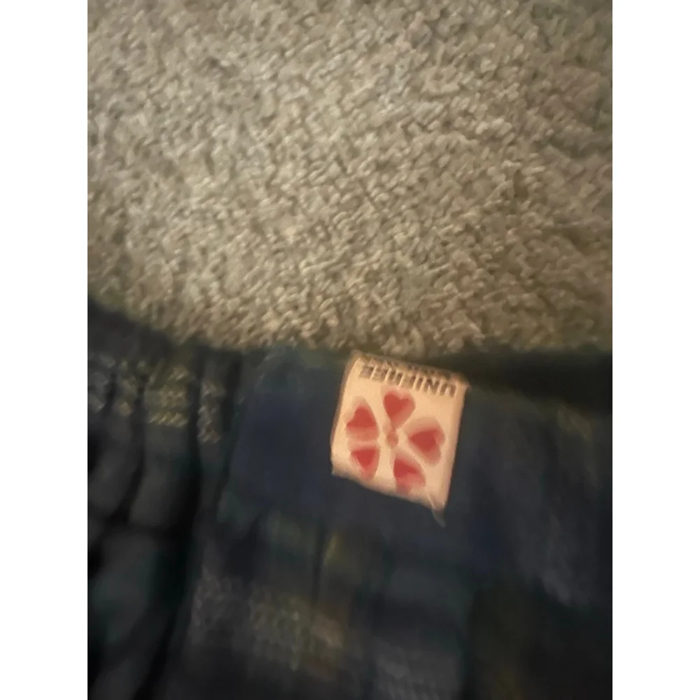 Plaid skirt one size #064